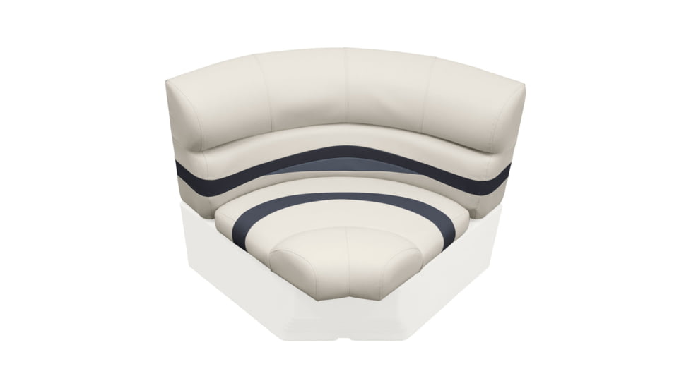 Wise Premier Pontoon 32in Bow Radius Corner, Platinum/Mocha Java/Khaki, Large, BM11002-1066