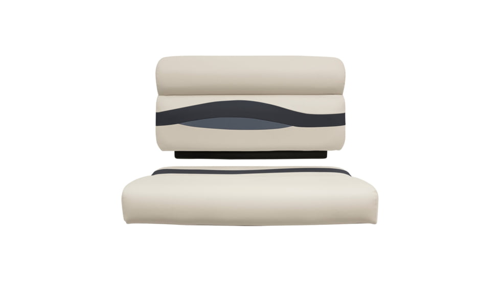 Wise Premier Pontoon 36in Bench, Platinum/Mocha Java/Khaki, Large, BM1144-1066