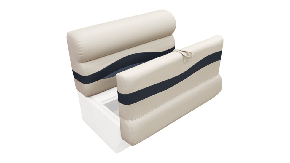 Wise Premier Pontoon 36in Bench, Platinum/Mocha Java/Khaki, Large, BM1144-1066