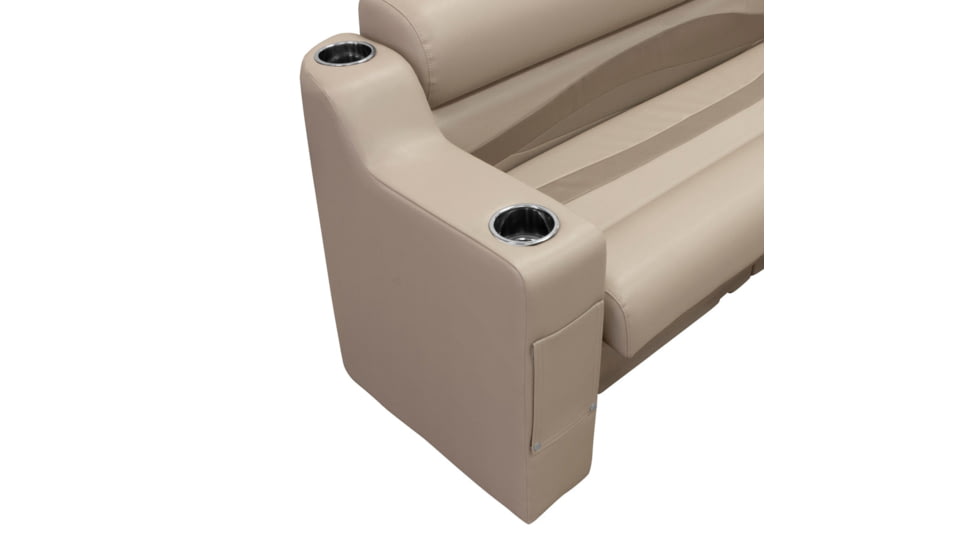 Wise Premier Pontoon 7in Right Radius Arm Rest, Mocha Java, Medium, 3010-1725