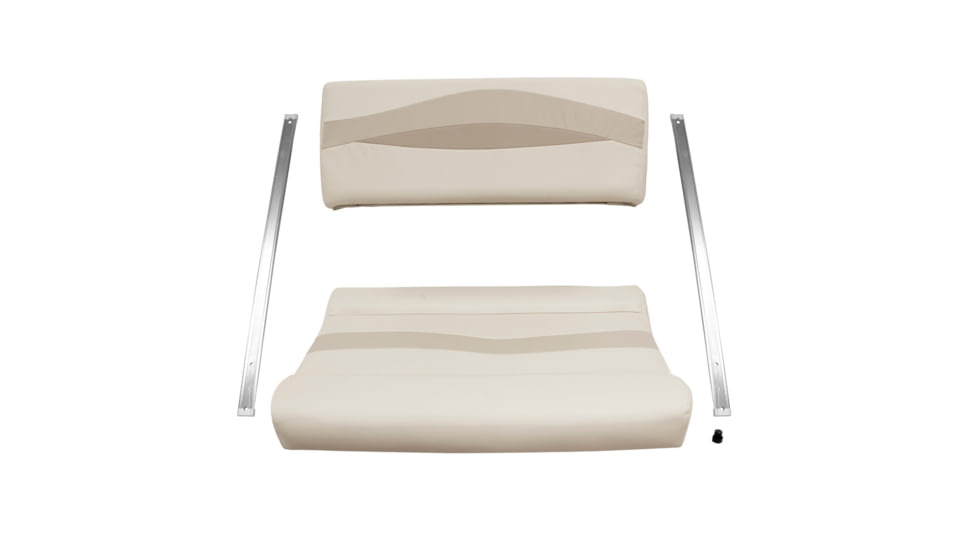 Wise Premier Pontoon Flip-Flop Seat, Platinum/Mocha Java/Khaki, Large, BM1152-1066