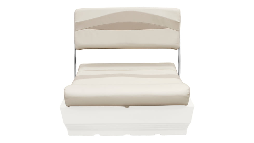 Wise Premier Pontoon Flip-Flop Seat, Platinum/Mocha Java/Khaki, Large, BM1152-1066