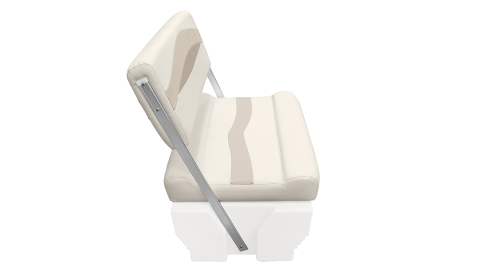 Wise Premier Pontoon Flip-Flop Seat, Platinum/Mocha Java/Khaki, Large, BM1152-1066