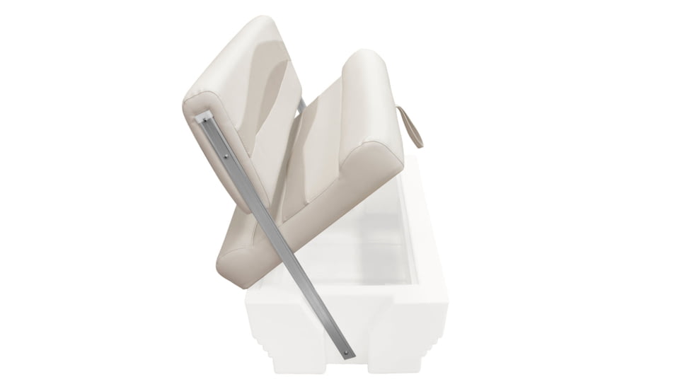 Wise Premier Pontoon Flip-Flop Seat, Platinum/Mocha Java/Khaki, Large, BM1152-1066