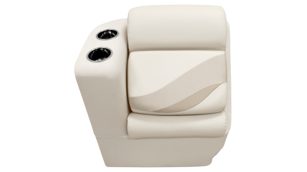 Wise Premier Pontoon Lean Back - Left, Platinum/Mocha Java/Khaki, Large, BM13006L-1066