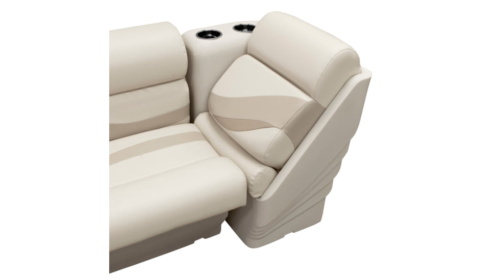 Wise Premier Pontoon Lean Back - Left, Platinum/Mocha Java/Khaki, Large, BM13006L-1066