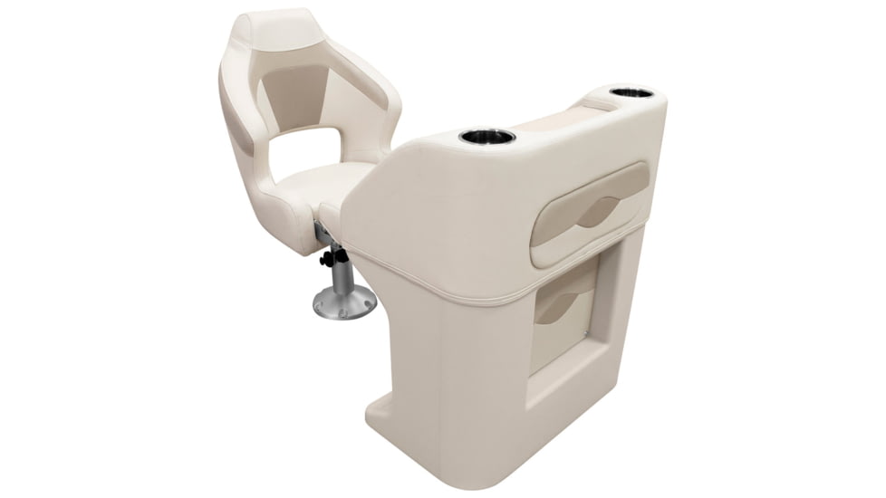 Wise Premier Pontoon Steering Console, Platinum/Mocha Java/Khaki, Large, BM1158-1066