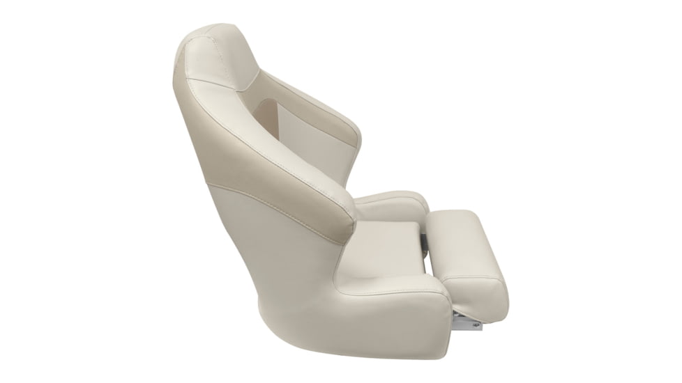 Wise Premier Pontoon XL Bucket Seat, Platinum/Mocha Java/Khaki, Large, BM3338-1066