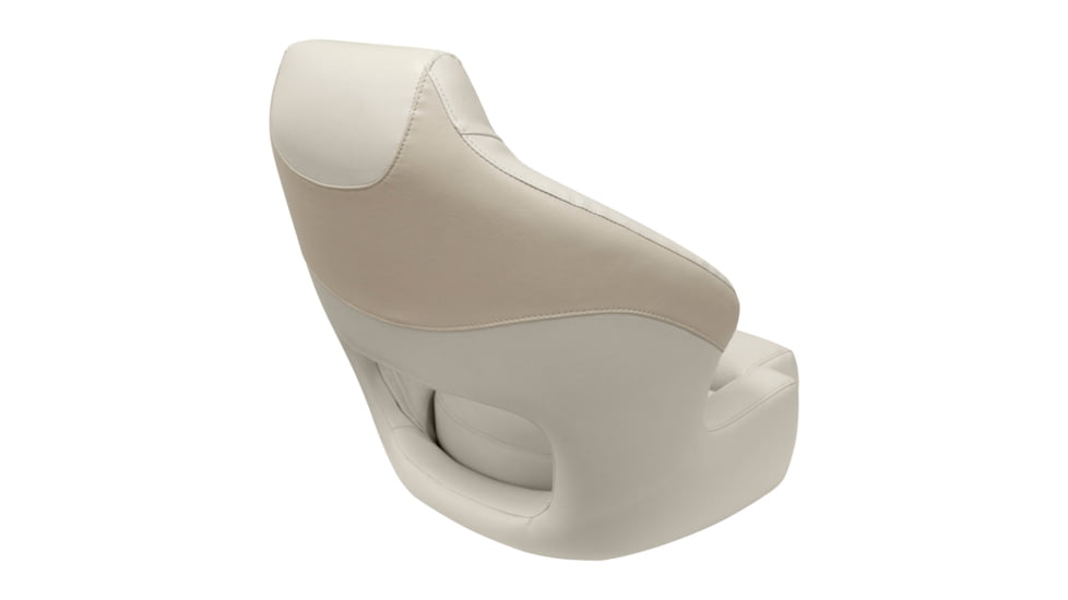 Wise Premier Pontoon XL Bucket Seat, Platinum/Mocha Java/Khaki, Large, BM3338-1066