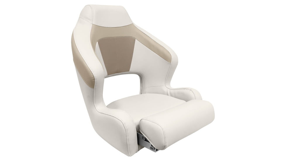 Wise Premier Pontoon XL Bucket Seat, Platinum/Mocha Java/Khaki, Large, BM3338-1066
