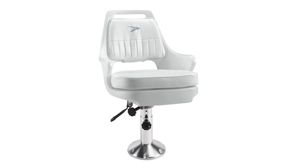 Wise Standard Pilot Chair W/WP21-374 Ped, White, Medium, 8WD015-6-710