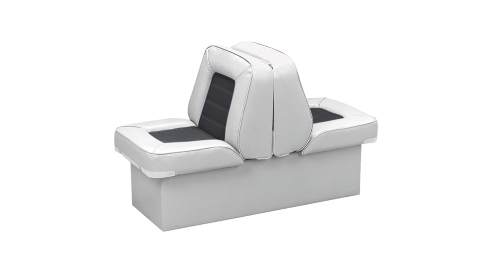 Wise Bucket Style Lounge Seat w/ 10'' Base, Wise Gray/Wise Charcoal, Large, 8WD505P-1-664