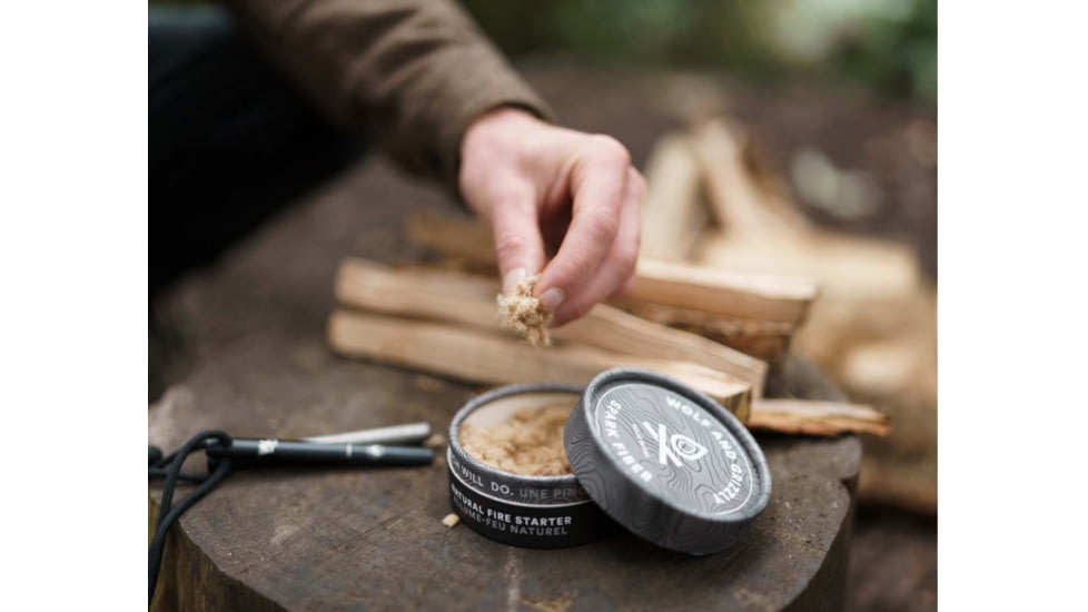 Wolf And Grizzly Spark Fiber Firestarter, 1.3 oz, WG-FS-mSF