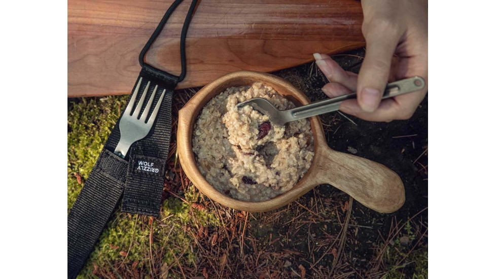 Wolf And Grizzly Titanium Cutlery, 7 in, WG-CL
