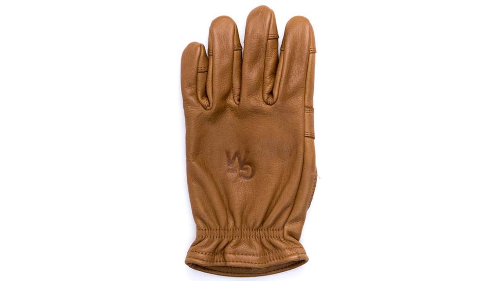 Wolf And Grizzly Wilderness Gloves, Brown Leather, Medium, WG-GV-mLTH-sM