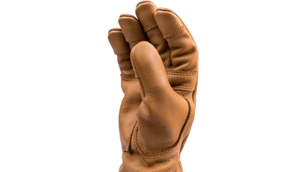 Wolf And Grizzly Wilderness Gloves, Brown Leather, Medium, WG-GV-mLTH-sM