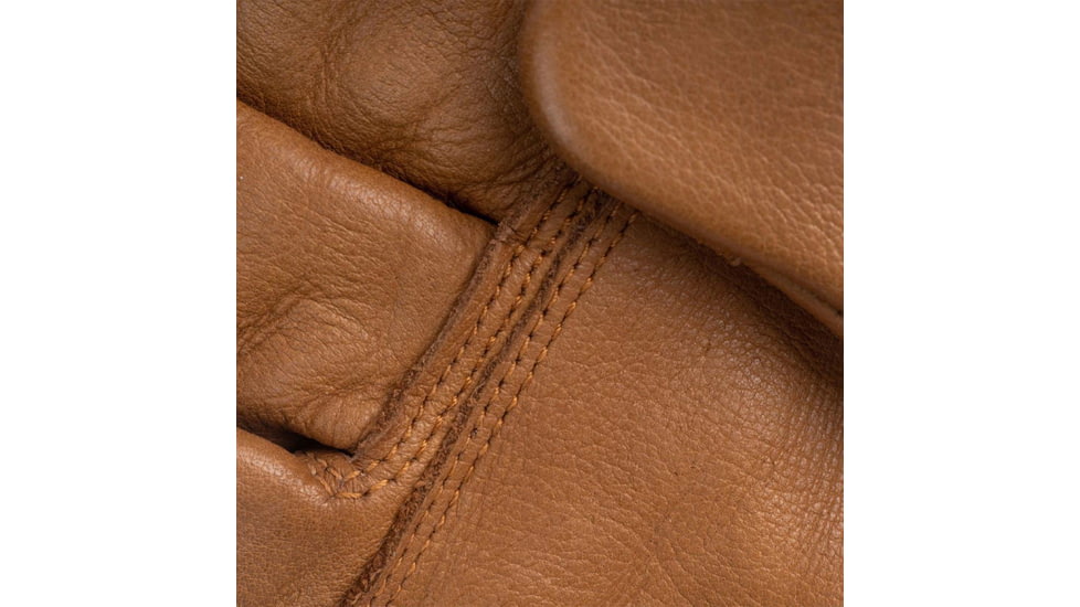 Wolf And Grizzly Wilderness Gloves, Brown Leather, Medium, WG-GV-mLTH-sM