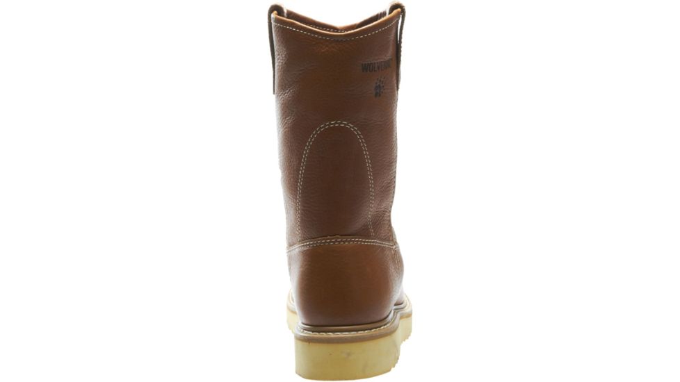 Wolverine 10in Wellington Work Boot - Mens, Dark Brown, 10.5 US, Extra Wide, W08285-10.5EW