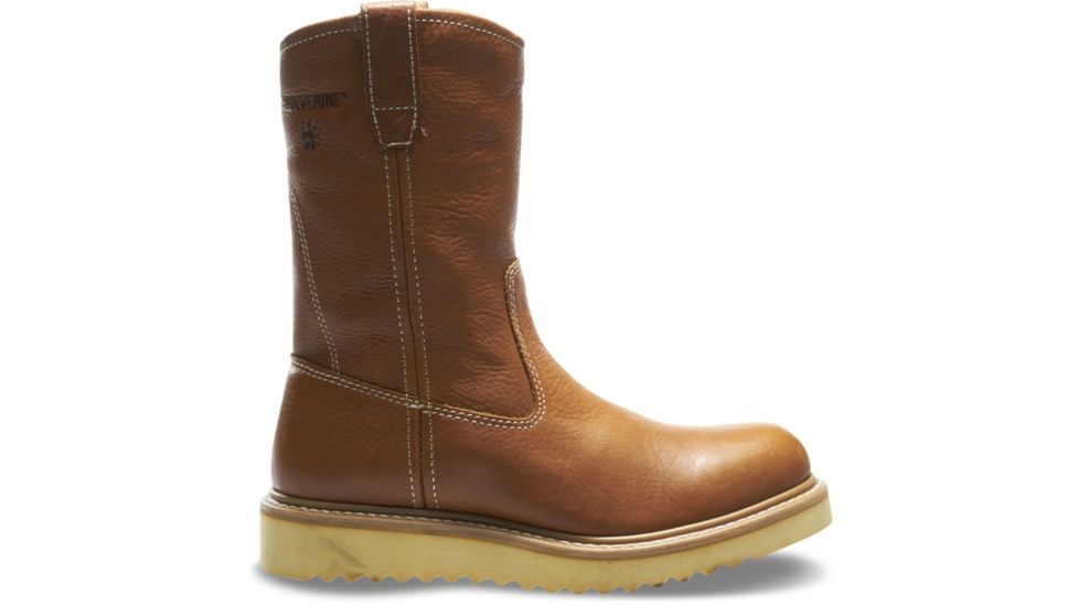 Wolverine 10in Wellington Work Boot - Mens, Dark Brown, 10.5 US, Extra Wide, W08285-10.5EW