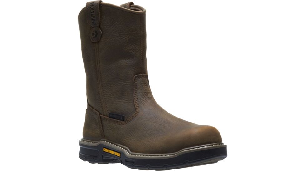 Wolverine Bandit Waterproof 10in Wellington Boot - Mens, Dark Brown, 10.5 US, Extra Wide, W10861-10.5EW