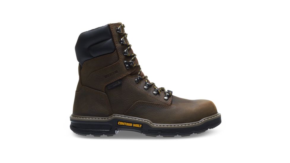 Wolverine Bandit Waterproof Carbonmax 8in Boot - Mens, Dark Brown, 10.5 US, Medium, W10844-10.5M