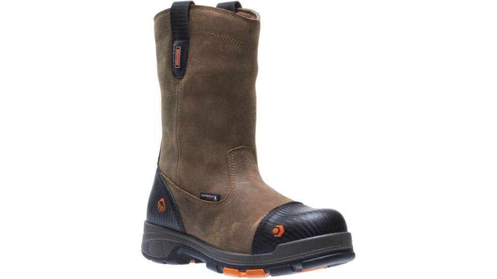 Wolverine Blade LX Waterproof Carbonmax 10in Wellington Boot - Mens, Brown, 10.5 US, Extra Wide, W10650-10.5EW