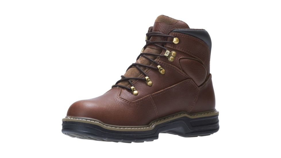 Wolverine Buccaneer Waterproof 6in Boot - Mens, Dark Brown, 9.5 US, Medium, W04821-09.5M