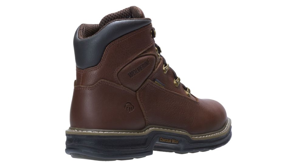 Wolverine Buccaneer Waterproof 6in Boot - Mens, Dark Brown, 9.5 US, Medium, W04821-09.5M