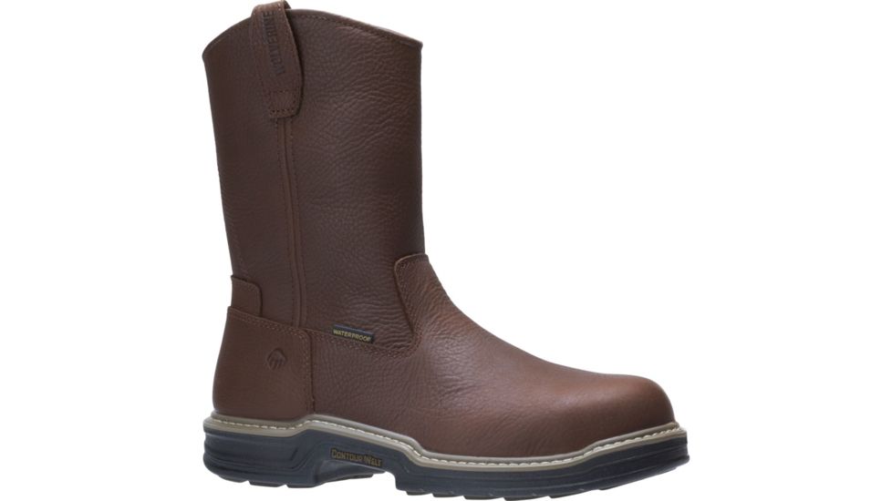 Wolverine Buccaneer Steel-Toe EH Waterproof Wellington Boot - Mens, Dark Brown, 14 US, Medium, W04826-14.0M