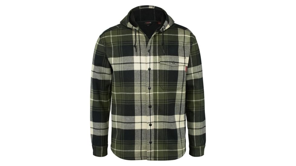 Wolverine Bucksaw SJ Shirt - Men's, Forest Plaid, Medium W1203770-325-M
