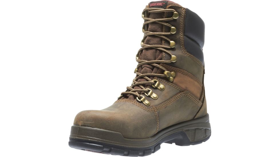 Wolverine Cabor EPX Waterproof 8in Work Boot - Mens, Dark Coffee, 10.5 US, Extra Wide, W10316-10.5EW