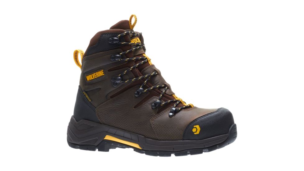 Wolverine Contractor LX Carbonmax 8in Work Boot - Mens, Dark Coffee, 13 US, Medium, W10781-13.0M