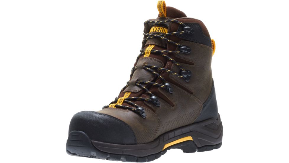 Wolverine Contractor LX Carbonmax 8in Work Boot - Mens, Dark Coffee, 13 US, Medium, W10781-13.0M