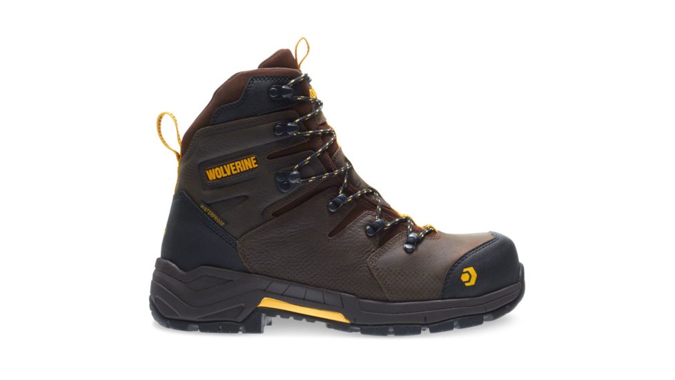 Wolverine Contractor LX Carbonmax 8in Work Boot - Mens, Dark Coffee, 13 US, Medium, W10781-13.0M