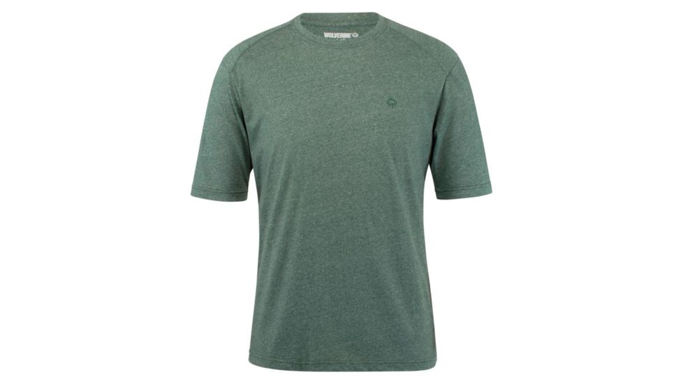 Wolverine Edge Tall Short Sleeve Shirt - Mens, Mallard Heather, 2XLT, W1205150E-333-2XLT