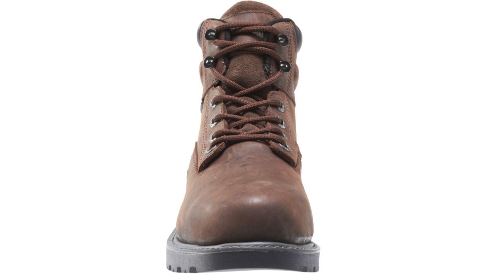 Wolverine Floorhand Waterproof Steel-Toe 6in Work Boot - Mens, Dark Brown, 10.5 US, Medium, W10633-10.5M