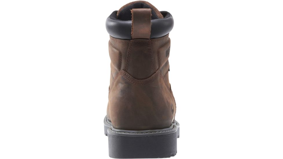 Wolverine Floorhand Waterproof Steel-Toe 6in Work Boot - Mens, Dark Brown, 10.5 US, Medium, W10633-10.5M