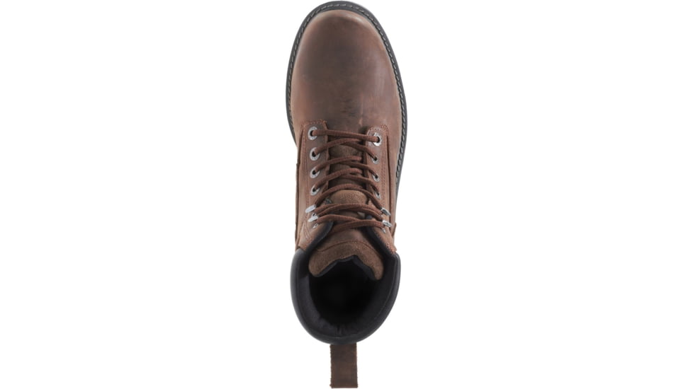 Wolverine Floorhand Waterproof Steel-Toe 6in Work Boot - Mens, Dark Brown, 10.5 US, Medium, W10633-10.5M