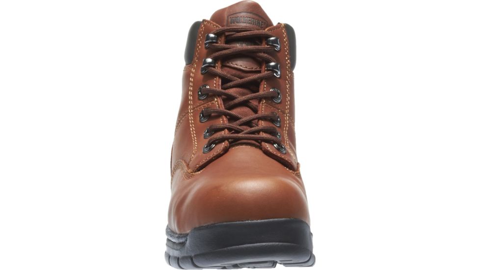 Wolverine Harrison Lace-Up 6in Work Boot - Mens, Brown, 8.5 US, Extra Wide, W04906-08.5EW