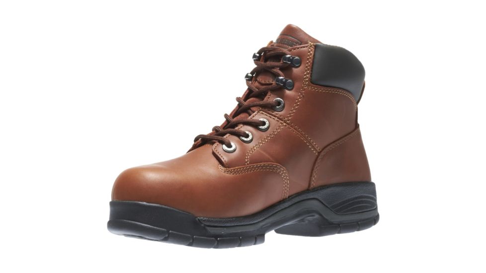 Wolverine Harrison Lace-Up 6in Work Boot - Mens, Brown, 8.5 US, Extra Wide, W04906-08.5EW