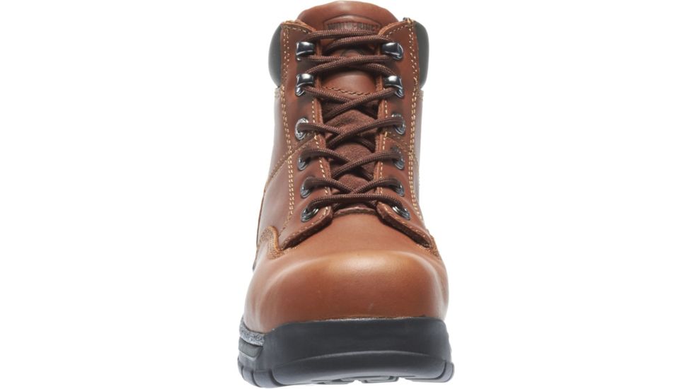 Wolverine Harrison Lace-Up Steel-Toe 6in Work Boot - Mens, Brown, 10.5 US, Medium, W04904-10.5M