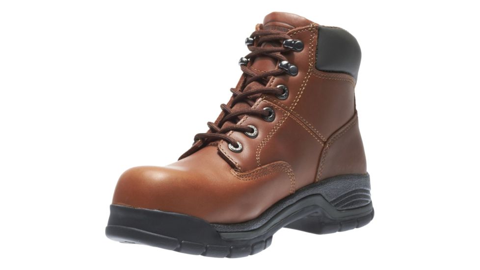 Wolverine Harrison Lace-Up Steel-Toe 6in Work Boot - Mens, Brown, 10.5 US, Medium, W04904-10.5M