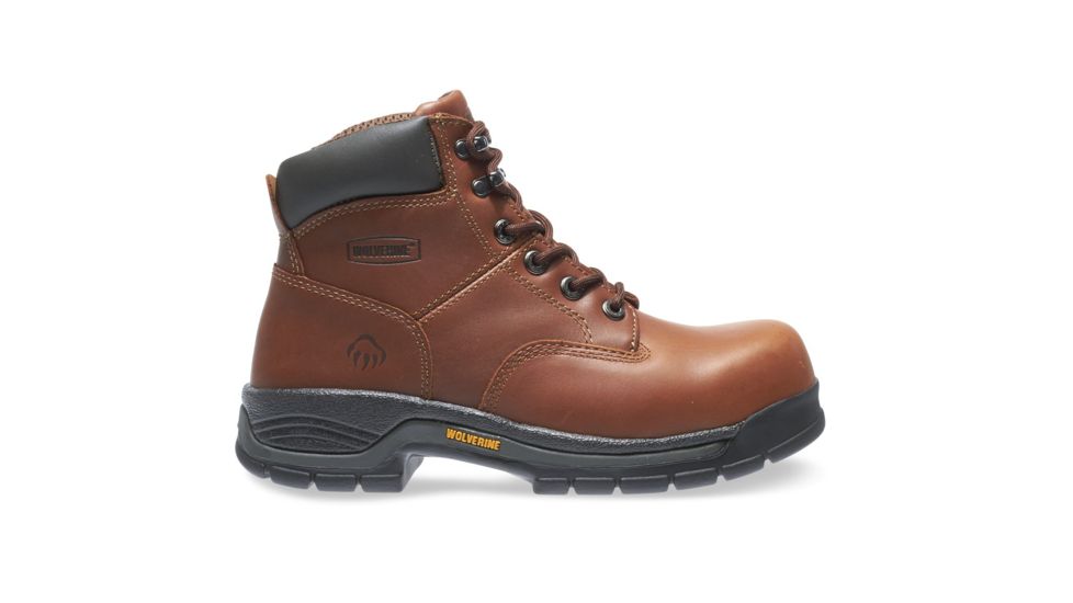 USED Wolverine Harrison Lace-Up Steel-Toe 6in Work Boot - Men's, Brown, 9.5 US, Medium, W04904-09.5M, EDEMO1