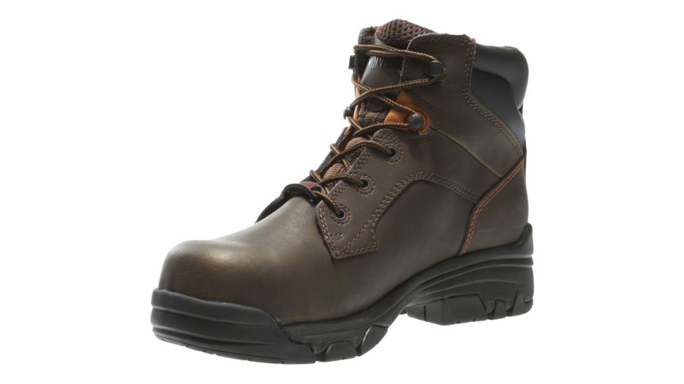 Wolverine Merlin Waterproof 6in Work Boot - Mens, Brown, 11 US, Extra Wide, W10113-11.0EW