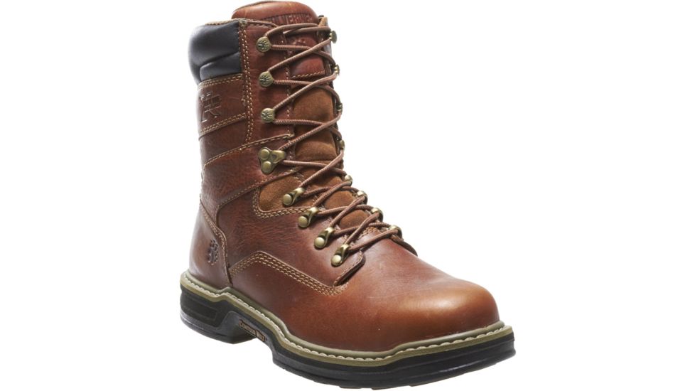 Wolverine Raider Steel-Toe EH 8in Work Boot - Mens, Brown, 10.5 US, Medium, W02423-10.5M