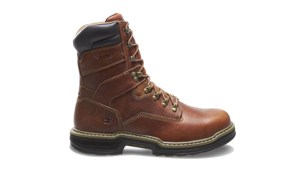 Wolverine Raider Steel-Toe EH 8in Work Boot - Mens, Brown, 10.5 US, Medium, W02423-10.5M