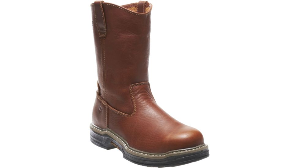 Wolverine Raider Wellington Steel-Toe Work Boot - Mens, Brown, 10.5 US, Medium, W02427-10.5M
