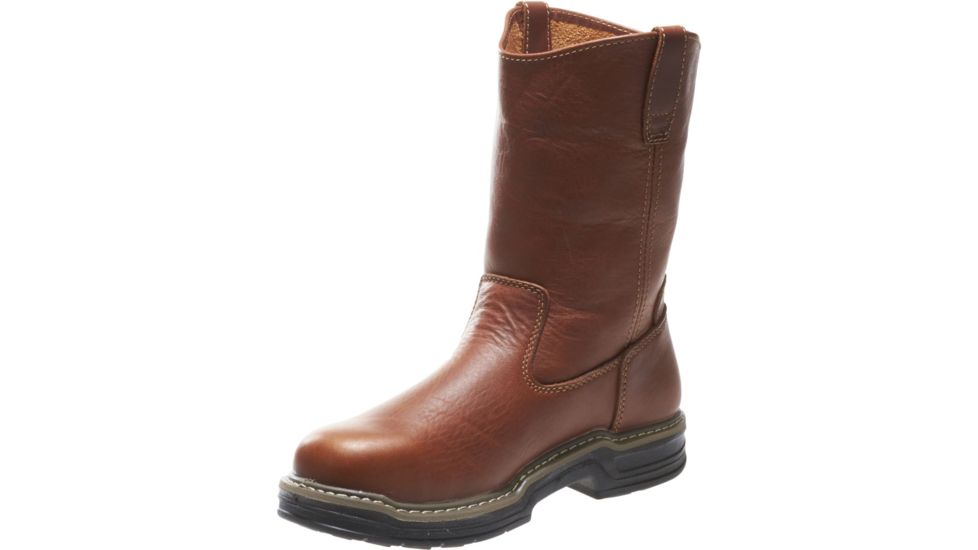 Wolverine Raider Wellington Steel-Toe Work Boot - Mens, Brown, 10.5 US, Medium, W02427-10.5M
