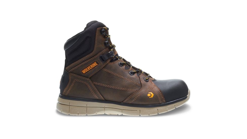 USED Wolverine Rigger EPX Carbonmax Safety Toe 6in Boot - Men's, Summer Brown, 13 US, Extra Wide, W10797-13.0EW, EDEMO1
