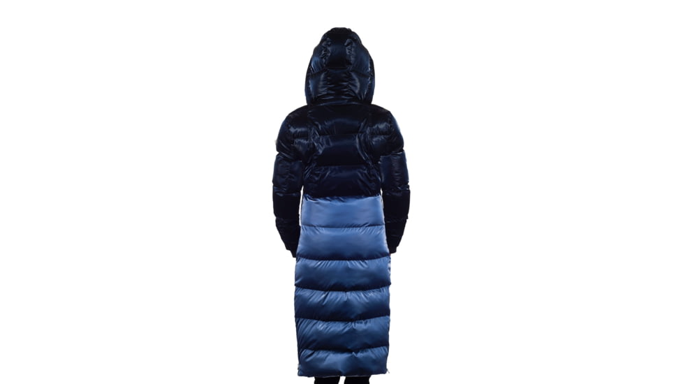 Woodpecker Bird of Paradise Coat - Womens, Dark Blue/Light Blue with Yellow Trim, Extra Large, 682670667860